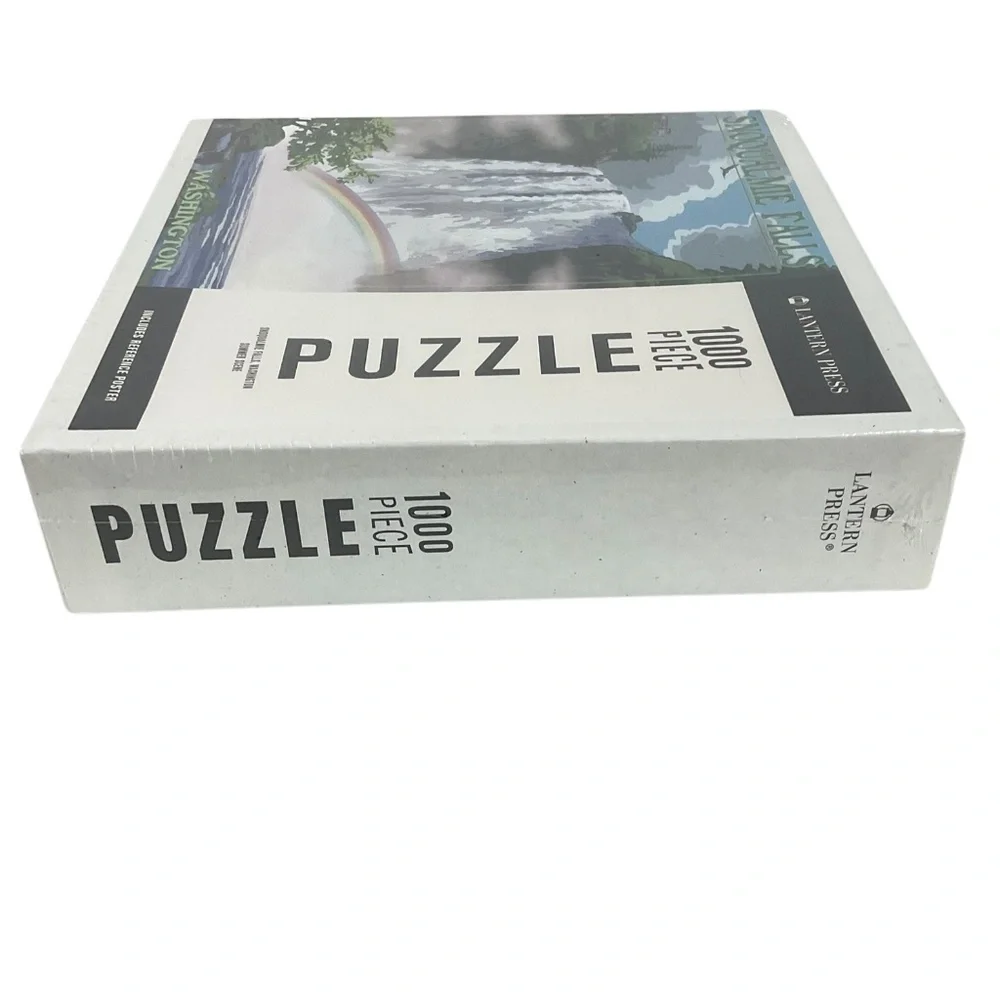 Lantern Press Snoqualmie Falls 1000 Piece Puzzle USA NEW sealed